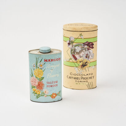 A Set Of Two Vintage Tins