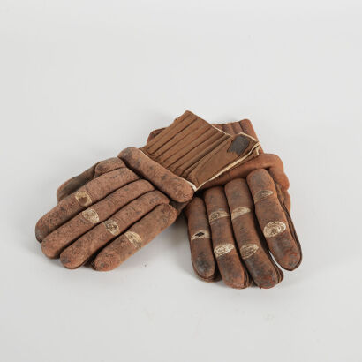 A Pair of Vintage Leather Sporting Gloves