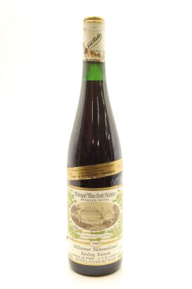 (1) 1985 Weingut Max Ferd. Richter Mulheimer Helenenkloster Riesling Eiswein, Mosel