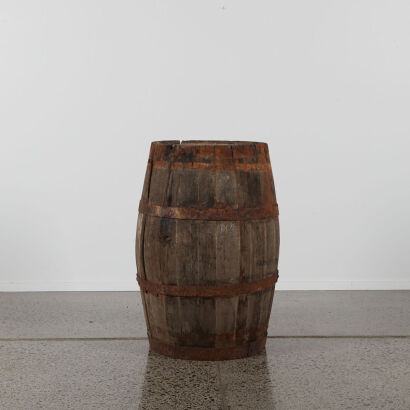 A Vintage Bourbon Barrel from Buffalo Trace Distillery, Kentucky