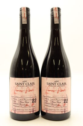 (2) 2019 Saint Clair Pioneer Block 22 Barn Block Pinot Noir, Marlborough