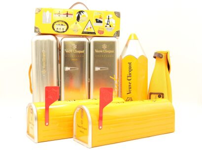 (1) A Selection of Veuve Clicquot Limited Edition Gift Boxes, 8 Boxes sold as one lot