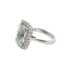 18ct White Gold, 4.17ct Aquamarine and Diamond Ring - 2