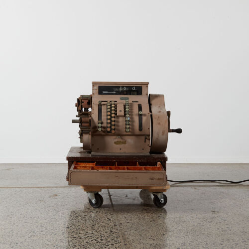 An Antique National Cash Register