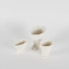 A Trio Of Crown Lynn Fan Shaped Slip Cast Vases - 2