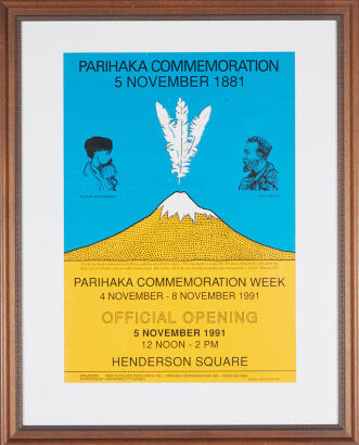 Parihaka Commemoration Official Opening Print C.1991