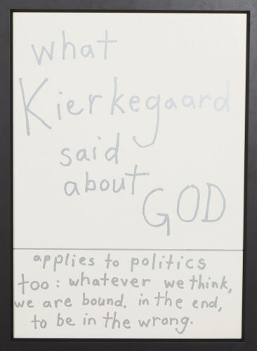 JOHN REYNOLDS What Kierkegaard Said