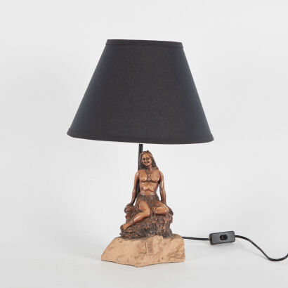 A Vintage Pania of the Reef Lamp