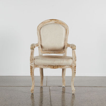 A White French Country Armchair