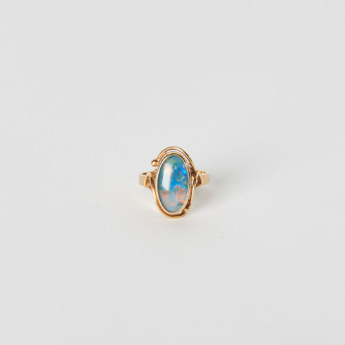 An Opal And Gold Vintage Ring