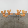 A Set Of Four Fritz Hansen Series 7 Dining Chairs - 2