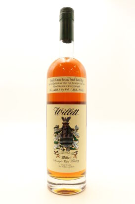 (1) Willett Family Estate Bottled Single-Barrel Straight Rye Whisky, 55.8% ABV, 750ml