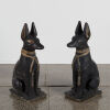 A Pair Of Door Entrance Egyptian Anubis Dogs By Syd Breeze - 2