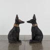 A Pair Of Door Entrance Egyptian Anubis Dogs By Syd Breeze - 3