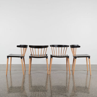 A Set Of Four Saloon Chairs For Ooland Denmark