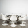 An Eero Saarinen Tulip Dining Suite