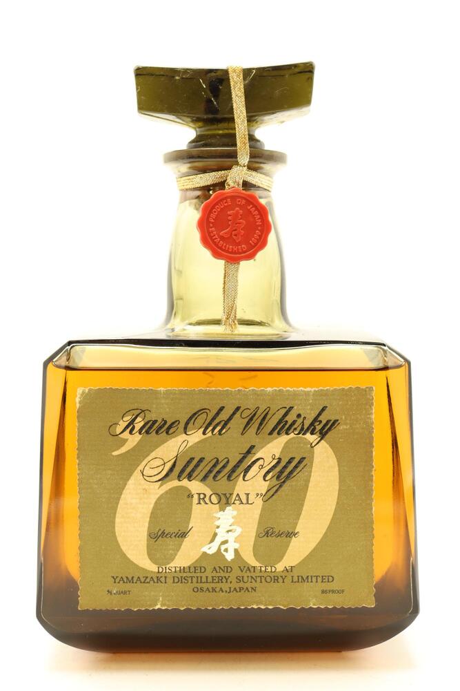 1) Suntory Royal 60 Special Reserve Rare Old Whisky, 86 Proof 1) Suntory Royal 60 Special Reserve Rare Old Whisky, 86 Proof