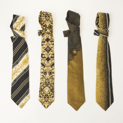 Set of Four Versace Ties