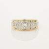 18ct Yellow Gold, Diamond Dress Ring of 1.20cts TDW