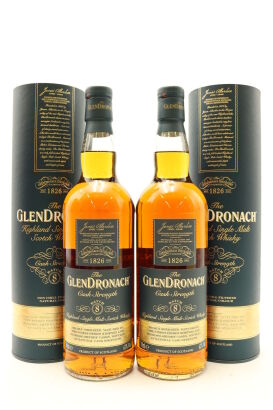 (2) Glendronach Cask Strength Batch 8 Single Malt Scotch Whisky, 61% ABV