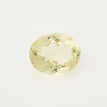 Oval, 14.30ct Lemon Quartz Loose Stone