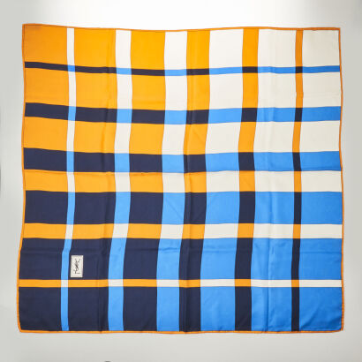 Yves Saint Laurent Geometric Scarf