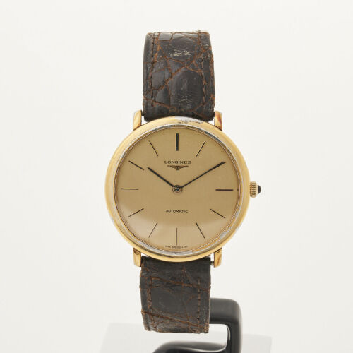 36mm, Yellow Gold Plated Longines Automatic Wristwatch