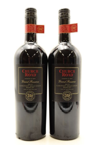 (2) 2013 Church Road Grand Reserve Cabernet Merlot, Hawkes Bay [BC95]