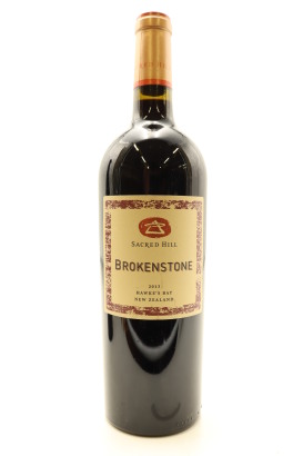 (1) 2013 Sacred Hill Brokenstone Merlot Malbec, Hawkes Bay [BC97]