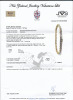14ct Yellow and White Gold, Modern Tennis Bracelet of 3.70cts TDW - 2