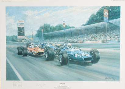 ALAN FEARNLEY Close Finish Limited Edition Print