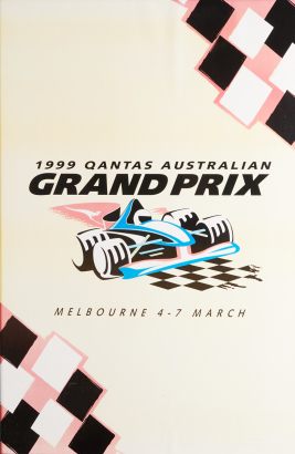 1999 Qantas Australian Grand Prix Poster