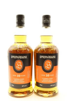 (2) Springbank 10 Year Old Single Malt Scotch Whisky, 46% ABV