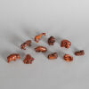 A Group of Carved Japanese Wooden Figures - 2