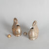A Pair of Silver-Ground 'Horses' Handled Pots(Da Qing Qianlong Nian Zhi Mark) - 2