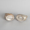 A Pair of Silver-Ground 'Horses' Handled Pots(Da Qing Qianlong Nian Zhi Mark) - 3