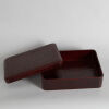 A Japanese Reddish Black Lacquered Box - 2