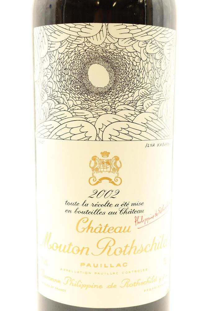 1) 2002 Chateau Mouton Rothschild, Pauillac [JR18.5]