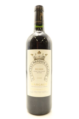 (1) 2006 Chateau Marquis d'Alesme Becker, Margaux