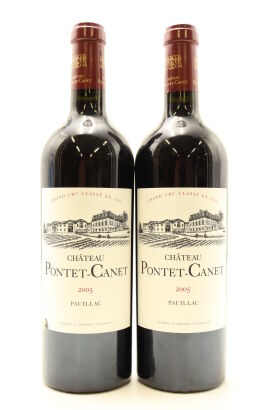 (2) 2005 Chateau Pontet-Canet, Pauillac [JR 17.5] [RP97] [WS96]