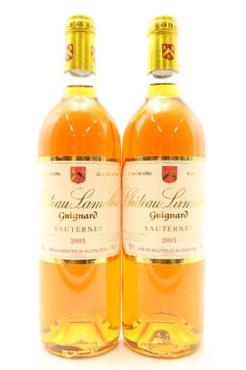 (2) 2003 Chateau Lamothe Guignard, Sauternes