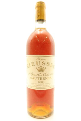 (1) 1985 Chateau Rieussec, Sauternes