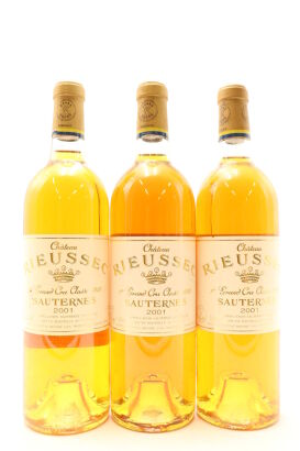 (3) 2001 Chateau Rieussec, Sauternes