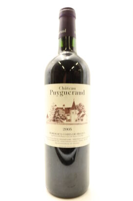 (1) 2005 Chateau Puygueraud, Francs Cotes de Bordeaux