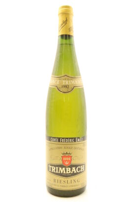 (1) 1992 F E Trimbach Riesling Cuvee Frederic Emile, Alsace