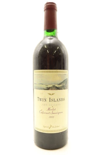 (1) 1995 Twin Islands Merlot Cabernet Sauvignon, Marlborough