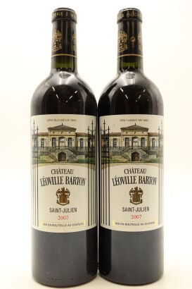 (2) 2007 Chateau Leoville Barton, Saint-Julien [JR16.5] [WE94]