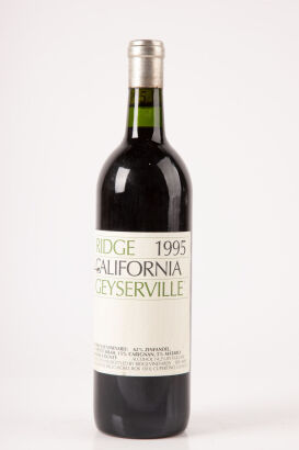 (1) 1995 Ridge Geyserville Zinfandel Syrah