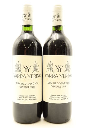 (2) 2010 Yarra Yering Dry Red No. 2, Yarra Valley [WE93] [WS94] [RP95]