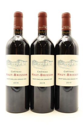 (3) 2015 Chateau Haut Brisson, Saint-Emilion Grand Cru